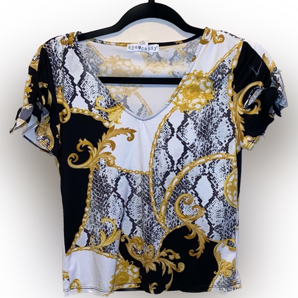 Size L Eye candy Top Blouse Super Cute